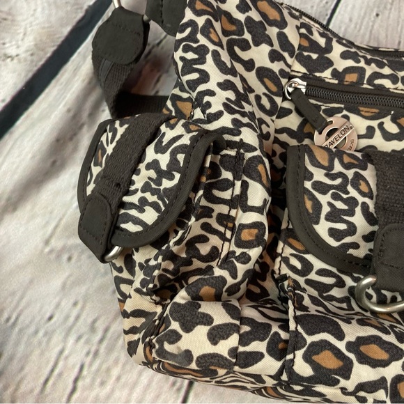 Travelon Cheetah Print Shoulder Bag - Picture 7 of 14